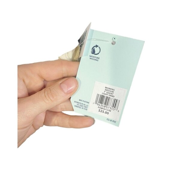 DSG Women's 7” Mesh Shorts Size M Sand Beige Drawstring Waist Stretch Activewear - Picture 7 of 7